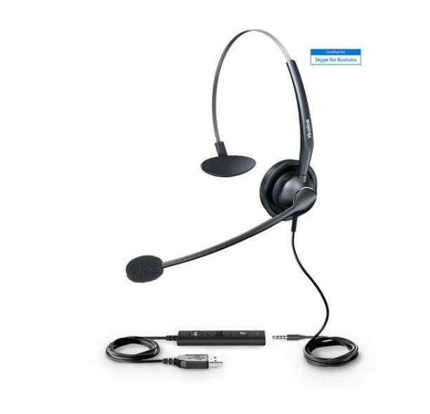 Yealink YEA-UH33 1308013 Wideband USB and 3.5mm Headset